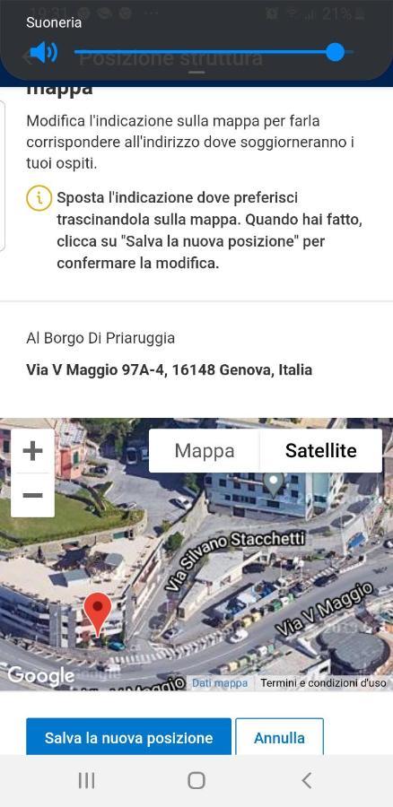 Al Borgo Di Priaruggia Villa Genua Buitenkant foto